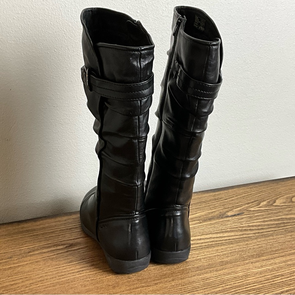 Josef Seibel Naly 23 Tall Black Leather Boots, New in Box - Picture 8 of 12